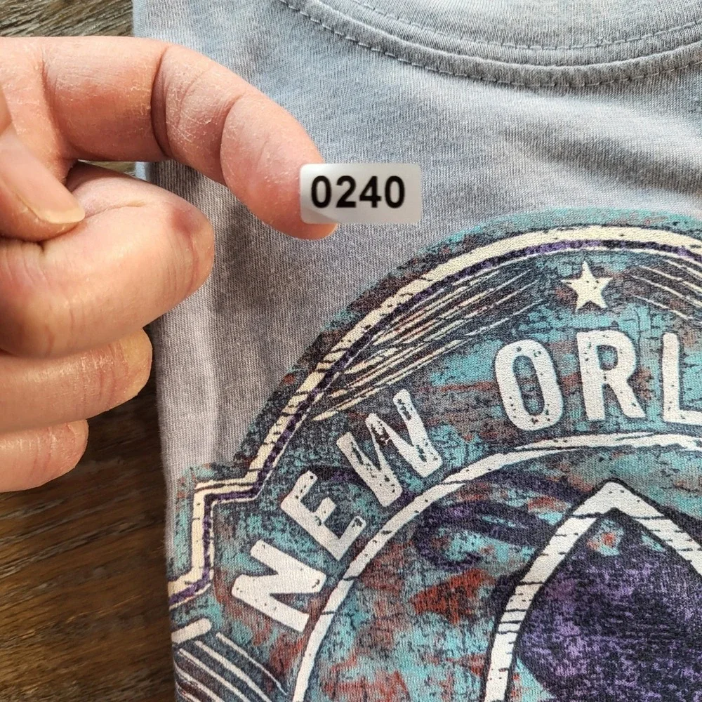 New Orleans Jazz Fest 2015 T-Shirt Mens Large Blue NOLA Heritage Festival Tee